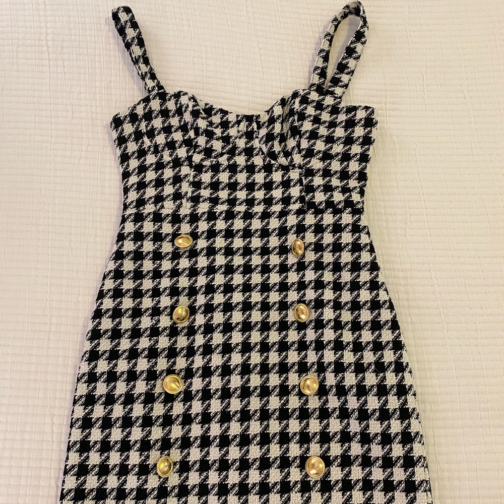 Forever 21 checkered mini dress